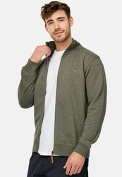 Indicode Sweatjacke INYanic Khaki/Dunkelgrün/Braun