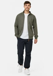 Indicode Sweatjacke INYanic Khaki/Dunkelgrün/Braun