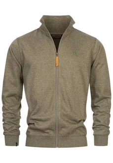 Indicode Sweatjacke INYanic Khaki/Dunkelgrün/Braun Indicode Sweatjacke INYanic Khaki/Dunkelgrün/Braun