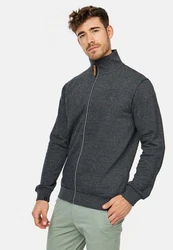 Indicode Sweatjacke INYanic Dunkelgrau/Grau/Hellgrau