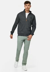 Indicode Sweatjacke INYanic Dunkelgrau/Grau/Hellgrau