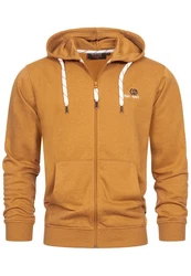Indicode Kapuzenpullover INHoward Orange/Braun/Gold/Gelb