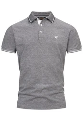 Indicode T-Shirt INSan Jose Grau/Dunkelgrau/Hellgrau