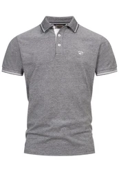 Indicode T-Shirt INSan Jose Grau/Dunkelgrau/Hellgrau