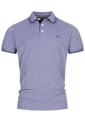 Indicode T-Shirt INSan Jose Hellblau/Blau/Grau/Dunkelblau