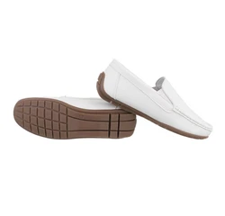Coolwalk Ital-Design Herren Mokassins Freizeit Slipper (860189) Weiß (86018924)
