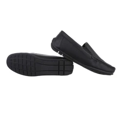 Coolwalk Ital-Design Herren Mokassins Freizeit Slipper (860189) Schwarz (86018928)