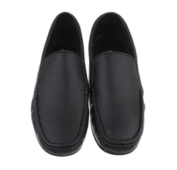 Coolwalk Ital-Design Herren Mokassins Freizeit Slipper (860189) Schwarz (86018928)