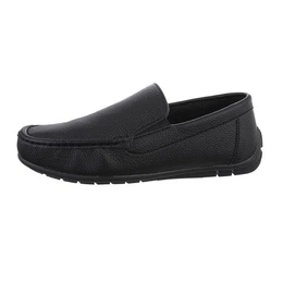 Herren Mokassins Freizeit Slipper (86018928) Flach Slipper in Schwarz