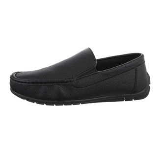 Coolwalk Ital-Design Herren Mokassins Freizeit Slipper (860189) Schwarz (86018928)