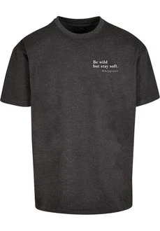 Merchcode T-Shirt Happines Heavy Oversize Tee Dunkelgrau/Grau/Schwarz/Hellgrau