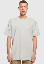 Merchcode T-Shirt Happines Heavy Oversize Tee Grau/Khaki/Hellgrau/Beige