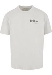 Merchcode T-Shirt Happines Heavy Oversize Tee Grau/Khaki/Hellgrau/Beige