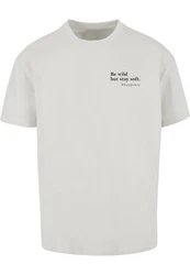 Merchcode T-Shirt Happines Heavy Oversize Tee Grau/Khaki/Hellgrau/Beige