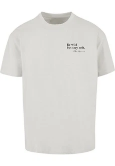 Merchcode T-Shirt Happines Heavy Oversize Tee Grau/Khaki/Hellgrau/Beige