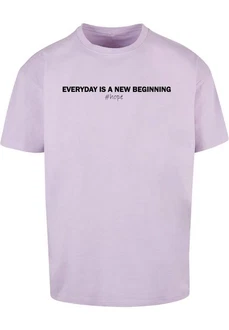 Merchcode T-Shirt Hope Heavy Oversize Tee Lila/Rosa