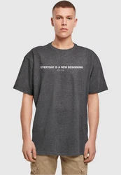 Merchcode T-Shirt Hope Heavy Oversize Tee Dunkelgrau/Schwarz/Hellgrau