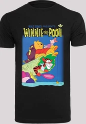 F4NT4STIC T-Shirt Disney Winnie Puuh Poster Herren Schwarz/Weiß/Lila