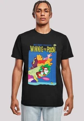 F4NT4STIC T-Shirt Disney Winnie Puuh Poster Herren Schwarz/Weiß/Lila