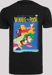 F4NT4STIC T-Shirt Disney Winnie Puuh Poster Herren Schwarz/Weiß/Lila