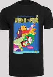 F4NT4STIC T-Shirt Disney Winnie Puuh Poster Herren Schwarz/Weiß/Lila