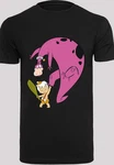 F4NT4STIC Kurzarmshirt Bamm Bamm And Dino T-Shirt Rundhals 