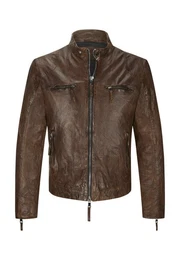 Lederjacke MSFidelio mit Zwei-Wege-Reiverschluss
