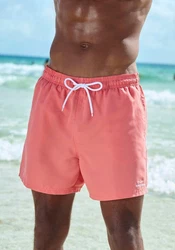 Venice Beach Badeshorts mit Marken-Logo Rosa/Orange/Rot