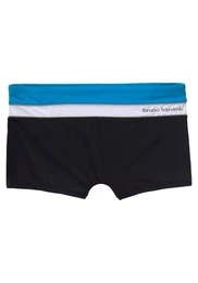 Boxer-Badehose mit Kontraststreifen