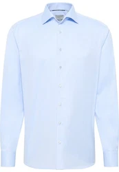 Eterna Langarmhemd Hellblau