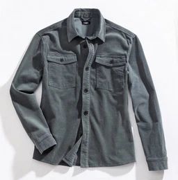 Hemdjacke, modernes Cord-Overshirt mit aufgesetzten Taschen