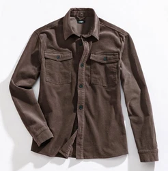 John Devin Hemdjacke Khaki/Dunkelgrün/Braun/Dunkelbraun/Grau