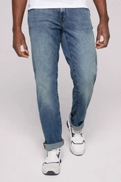 Comfort-fit-Jeans mit zwei Leibhhen