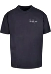 Merchcode T-Shirt Happines Heavy Oversize Tee Dunkelblau/Blau/Hellblau Merchcode T-Shirt Happines Heavy Oversize Tee Dunkelblau/Blau/Hellblau