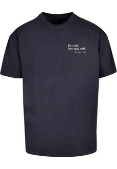 Merchcode T-Shirt Happines Heavy Oversize Tee Dunkelblau/Blau/Hellblau