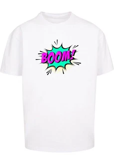 Merchcode Herren BOOM Comic Tee Braun/Weiß/Rosa/Schwarz