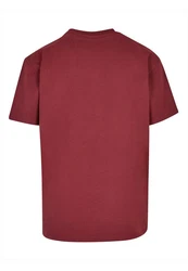 Merchcode T-Shirt Hope Heavy Oversize Tee Dunkelrot/Braun/Rot