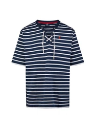 Wind sportswear T-Shirt Herren Kurzarmshirt Dunkelblau/Rot/Blau