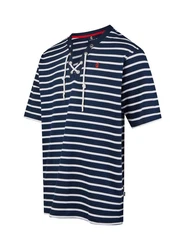 Wind sportswear T-Shirt Herren Kurzarmshirt Dunkelblau/Rot/Blau