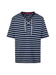 Wind sportswear T-Shirt Herren Kurzarmshirt Dunkelblau/Rot/Blau