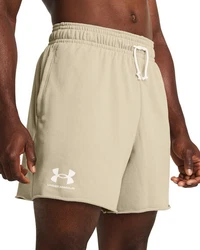 Under Armour UA Rival Terry 6in Short Khaki