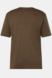 JP1880 T-Shirt Halbarm Rundhals Khaki/Dunkelgrün