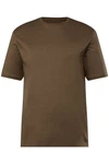 JP1880 T-Shirt Halbarm Rundhals Khaki/Dunkelgrün