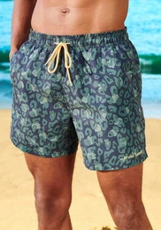 Badeshorts mit Animalprint