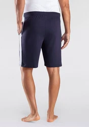 Bench. Loungewear Sweatshorts mit Taschen Dunkelblau/Blau/Beige