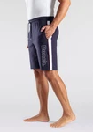 Bench. Loungewear Sweatshorts mit Taschen Dunkelblau/Blau/Beige