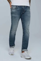 CAMP DAVID Regular-fit Jeans Mnztasche mit Ziernaht Blau/Grau