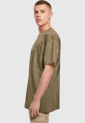 Merchcode T-Shirt Happines Heavy Oversize Tee Dunkelgrün/Khaki