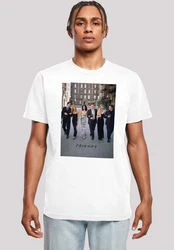 F4NT4STIC Kurzarmshirt Herren Weiß/Grau/Creme