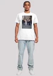 F4NT4STIC Kurzarmshirt Herren Weiß/Grau/Creme